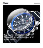 REWARD New Sport Watches for Men Fashion Stainless Steel Quartz Watches Waterproof Chronograph Wrist Watches Male