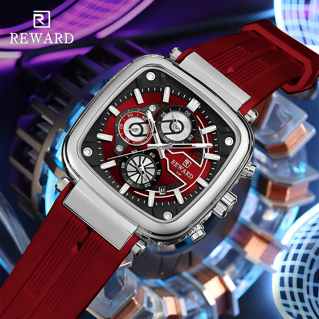 REWARD Men Watches Quartz Analog Waterproof Luminous Wrist Watch Luxury Casual for Men