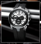 REWARD VIP New Fashion Watch for Men Leather Strap Waterproof Luminous Chronograph Sport Wristwatch