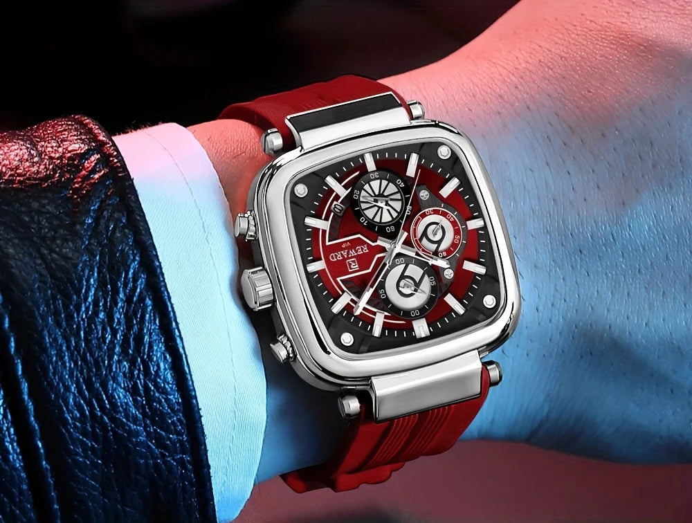 REWARD Men Watches Quartz Analog Waterproof Luminous Wrist Watch Luxury Casual for Men